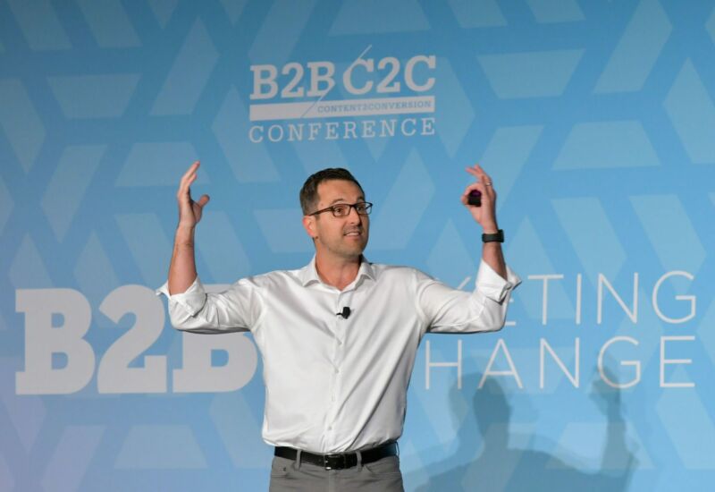 Author Todd Henry tackled the B2B creativity problem during his keynote.