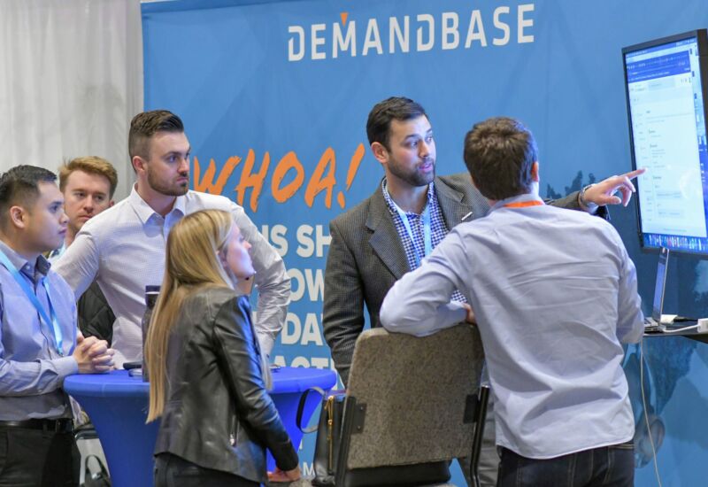 In between sessions, representatives from some of the biggest brands in B2B were able to get up close and personal with attendees curious about their solutions.